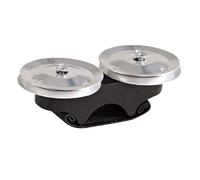 TEMU 1pc Campana Agitadora de - Tambor de Dedo de Madera con Campanas de Metal para Acompañamiento, Instrumento de Percusión Africano en Caqui/Negro, Accesorios para Tambor