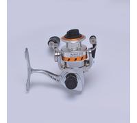 TEMU 1pc Carrete de pesca de acero inoxidable totalmente metálico duradero, relación de engranajes de 4.3:1 adecuado para pesca en mar y agua , carrete giratorio , accesorios de pesca
