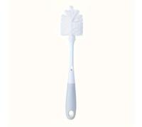 TEMU 1pc Cepillo de Cocina Dos en Uno de Resistencia con Mango Largo, Desmontable y Cerdas - Plástico PP No Raya Botellas, Tazas, Tarros, Ollas - Compatible con Lavavajillas (No Lavavajillas)