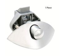 TEMU 1pc Cerradura de Metal para Gabinete RV, de Presionar de Media Luna 20mm, Candado sin Llave para Cajones y Puertas de Muebles de Autocaravana, Barco o Motorhome, Herrajes para Interiores