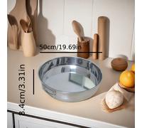 TEMU 1pc Cesta Vaporera de Acero Inoxidable - Molde Versátil para Arroz, Pan y Pasteles | Bandeja de Servir Duradera para Cocina y Restaurante