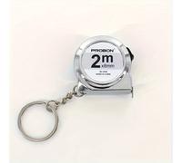 TEMU 1pc Cinta Métrica de Acero Portátil de 78.74 Pulgadas con Llavero - Regla Mini Duradera e Impermeable, Plateada/Cobre/Dorada - para Proyectos de Bricolaje, Oficina y Carpintería