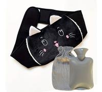 TEMU 1pc Cinturón Portátil de Agua Caliente - Diseño Adorable (Perro) y Sonriente, Removible para Abdomen/Cadera Mujeres & Hombres, Térmica Plástico para Dormir en la Cama o Sofa, Viajes