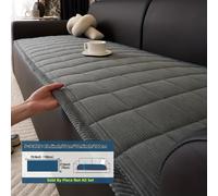 TEMU 1pc Cojín de Sofá Acolchado de Tipo de Sofás (Individual//Triple/Cuádruple) - Estilo Moderno de Colcha Acolchada, Cojín y Antideslizante, Relleno Lavable a Máquina, Ajuste para de Sofá