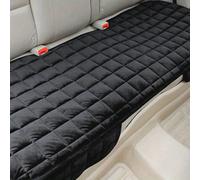 TEMU 1pc Cojín para Asiento Trasero de Auto, Alfombra Larga y de Felpa a Cuadros para Sedán, MPV, SUV, Camioneta o RV - Adecuado para Asientos de Tres