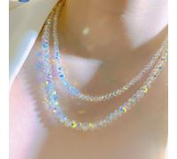 TEMU 1pc Collar para Mujer, Cadena de Clavícula Elegante, Joyería de Moda Atmosférica, Cadena de Cuentas