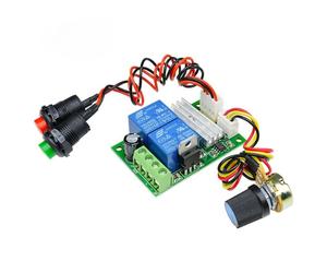 TEMU 1pc Controlador de Velocidad de Motor PWM SUOLE2000W con de Freno y Atrás para 6V, 12V y 24V, Adecuado para Varios Tipos de Motores