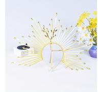 TEMU 1pc Corona , Ideal para Fiestas de , Accesorios de Fotos, Disfraces - Tiara para Mujeres, por un Día, Prom, Boda, Atuendos de