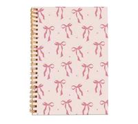 TEMU 1pc Cuaderno Elegante con Rosa, Ideal para Diario, Planificación de Oficina o Regalo a y , Cuaderno Lindo, Material Escolar, 5.5X8.3In, Cuaderno con Dorado