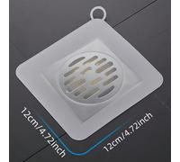 TEMU 1pc Cubierta de Drenaje de Silicona para Piso, Tapete Sellador para Baño, Cubierta para Tubería de Desagüe y Fregadero Doméstico, Suministros de Baño, Accesorios para Lavamanos de Autocaravana