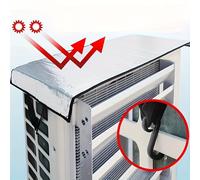 TEMU 1pc Cubierta Impermeable para Aire Acondicionado Exterior - Protección contra Polvo, Lluvia y Nieve, Bolsa de para Unidades de Aire Acondicionado