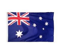 TEMU 1pc, de Australia AUS AU a cara (90cmx150cm / 3FTx5FT), Australiana de calidad con poliéster, y resistente a los rayos UV, decoración de , decoración de vacaciones al