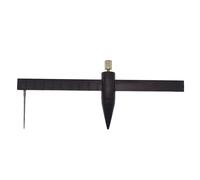 TEMU 1pc de Cerámica con Punta Ajustable y Puntiaguda - Medidor Plástico Resistente para Arcilla, Rueda , Láminas & Manualidades DIY: Dibujo en / e Instrumento Ideal Para Artistas Principiantes