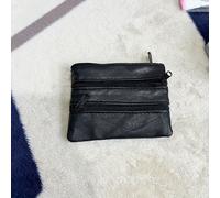 TEMU 1pc de Cuero Elegante con Llavero, 4 Bolsillos Cremalleras y Organizador Multicompartimento - Billetera para Claves, Tarjetas y Monedas - Ideal para Viajes y Uso Diario, Hombres y Mujeres, Mini