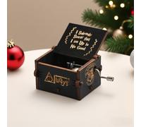 TEMU 1pc de Mágica de WB - Cuerda Manual con Efectos de Sonido de Brujería, Encanto Retro de Madera Artificial, Regalo Coleccionable para & s, Accesorio para Fiestas de Navidad/Pascua/Vacaciones