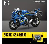 TEMU 1pc de motocicleta Suzuki GSX- de aleación 1:12 para colección, juguete de metal para decoración, simulación de motocicleta, regalo para niño