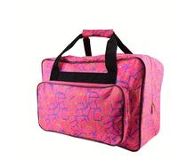 TEMU 1pc de transporte para máquina de coser, bolsa de lona universal , portátil acolchada con bolsillos para máquina de coser