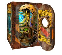 TEMU 1pc DIY de de Libro - Decoración de Estantería de Madera de , de Escritorio para el Hogar y , Regalo para , , Otoño, Halloween, Navidad, , San Valentín, Pascua