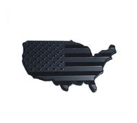 TEMU 1pc EE.UU. Emblemas Bandera Mapa Pegatina de Coche, Emblema de Metal para Maletero de Coche, Calcomanía para Coches, Motocicletas y Bicicletas
