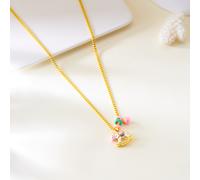 TEMU 1pc Elegante y Moderno Collar con Colgante de Caballo de Púlpito de de Dibujos Animados, Colorido y a , Gargantilla de de