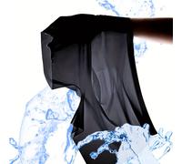 TEMU 1pc Encanto Helado Ultra Delgado Semi-Transparente Sin Costuras Transpirable Bóxer Hombre Bragas Hombre Azul