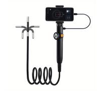 TEMU 1pc Endoscopio Industrial de 360° Rotatable para Smartphone, Cámara de Inspección de Video HD de 1440p, USB, Impermeable, Compatible con Dispositivos Apple y , Herramienta de Diagnóstico de Coche