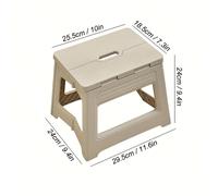 TEMU 1pc Escabel Plegable Ultra - Resistente y Ajustable, Ideal para Hogar, Cocina, Baño y al - Antideslizante, Fácil de Guardar, Pequeño