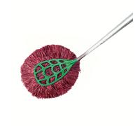 TEMU 1pc Escoba de con Cepillo y Mango Ergonómico - Ideal para Suelos Duros, Patios y Exteriores - Herramienta Eficiente y Amigable con Superficies