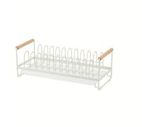 TEMU 1pc escurridor de platos, estante para recoger utensilios de cocina, escurridero sin perforaciones para platos, soporte doméstico para cubiertos y palillos , ideal para organizar la cocina