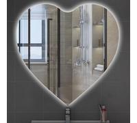 TEMU 1pc - Espejo de Maquillaje Acrílico Elegante de - Sin , Instalación Autoadhesiva Fácil con Película - Ideal para Tocador, Decoración del Hogar y - Regalo Estético, Espejo de