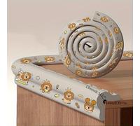 TEMU 1pc Esquina Adecuada para Protección Infantil, Tira de Parachoques Anticolisión con Respaldo, para Esquinas de Mesa y Pared, Libre de Ftalatos, para Peligros