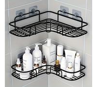 TEMU 1pc Estante de Esquina de Acero Inoxidable para Ducha, Organizador de Baño en la Pared a Prueba de Óxido para Almacenamiento de Champú, y Cosméticos