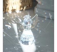 TEMU 1pc Estatua de Ángel de Vidrio Colorido con Prisma de Cristal - para Decoración de Escritorio y Hogar, Regalo Ideal para Navidad, Halloween y Figuras Coleccionables de Otoño