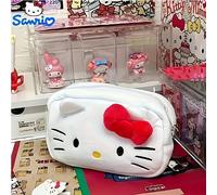 TEMU 1pc Estuche para Lápices Sanrio Hollow Kitty Adorable, Compatible para Oficina y - Cara de Kitty Hueca con de Kitty, Porta Bolígrafos Portátil