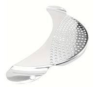 TEMU 1pc Filtro de Agua de Acero Inoxidable, Escurridor de Verduras, Filtro Lateral de Luna, Filtro de , Baffle de Filtro, Placa de Drenaje