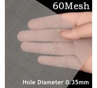 TEMU 1pc Filtro de Malla de Acero Inoxidable 4-500Mesh 30x60cm Filtro de Malla Metálica de Reparación Frontal Fijo Filtro de Malla Tejida de Alambre de de Placa