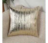 TEMU 1pc Funda de cojín elegante dorada para sala de estar, dormitorio y sofá - Decoración del hogar suave y duradera - 17.7x17.7 pulgadas