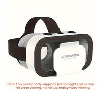 TEMU 1pc Gafas de Virtual 3D VR - Diseño con Correa Ajustable para Juegos , Películas y Parques VR - Sin Necesidad de Baterías/Electrónica