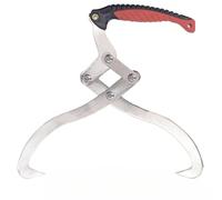TEMU 1pc Garra de metal de 12 pulgadas de resistencia para agarrar troncos, tenazas de madera para herramientas con mango ergonómico para leña y madera