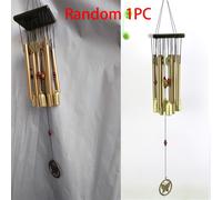 TEMU 1pc Gran Carillón de Viento Exterior Campana de Cobre Colgante de Puerta con Tubos de Aleación de Aluminio Decoración de Jardín para el Hogar Decorativo al