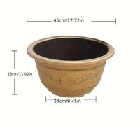 TEMU 1pc/ Grande de 5.55 Galones sin Perforaciones, de Plástico en , Adecuada para Hidroponía, para , Depósito de Agua, Peces, Uso Interior y Exterior