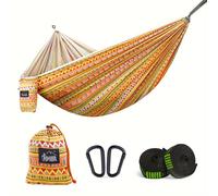 TEMU 1pc Hamaca Bohemia para Acampar al , Portátil y , Paracaídas Individual, para Viajes, Mochila, Playa, Patio Trasero, Senderismo para Adultos