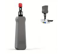 TEMU 1pc Herramienta de Perforación de Impacto, Localizador de Cables Eléctricos 110/88, Cama de Perforación de Impacto Profesional para Línea /Cat6 RJ11 RJ45 Cortador de Cables de Red