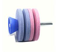 TEMU 1pc Hoja Herramientas de Jardín Piedra de Afilar Más Rápida, Afilador Universal de Brocas Rotativas para Cuchillos, Cepillos y Motosierras