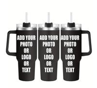 TEMU 1pc HSDIOKL Taza Térmica de 40oz con Foto/Texto/Logo Personalizado, Antideslizante, Adecuada para Mujeres, , , de Trabajo - Ideal para Navidad, Viajes y Oficina