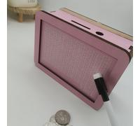 TEMU 1pc Hucha de Madera Compatible con Monedas con Contador - de Ahorros Decorativa para Guardar Monedas y Cambio