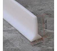 TEMU 1pc Impermeable para Baño - Separador Autoadhesivo para Encimera y Ducha - Material y Antideslizante - , y Negro - los Pisos y los Pies de Daños por Agua