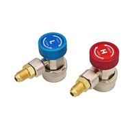 TEMU 1pc Juego de Adaptadores de Acoplador Rápido Huazu R134a - Conectores de y Presión para una Fácil Evacuación, y del de Aire Acondicionado del Automóvil