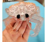 TEMU 1pc Juguete Elástico de Realista - Goma , Figura de Animal Elástica en Naranja y con Ojos Negros - Ideal para Relajación y Estiramiento - Regalo para Halloween, Navidad,