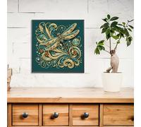 TEMU 1pc Kit de de diamantes DIY 5D para adultos principiantes, festiva con taladros de cristal irregulares, mosaico de mosaico parcial, decoración de pared creativa a , material de sin